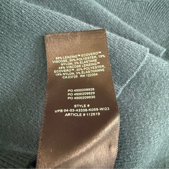 Aritzia Wilfred Veronica Sweater Top Teal Green - Picture 6 of 6
